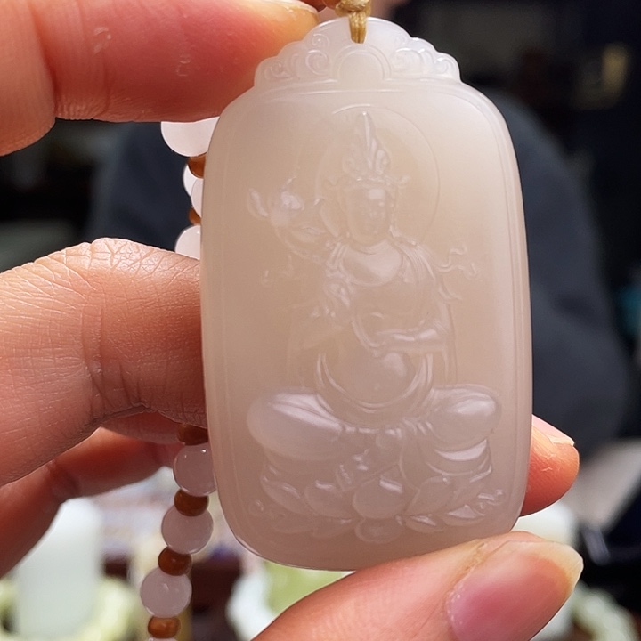 和田玉挂件定制发货未镶嵌