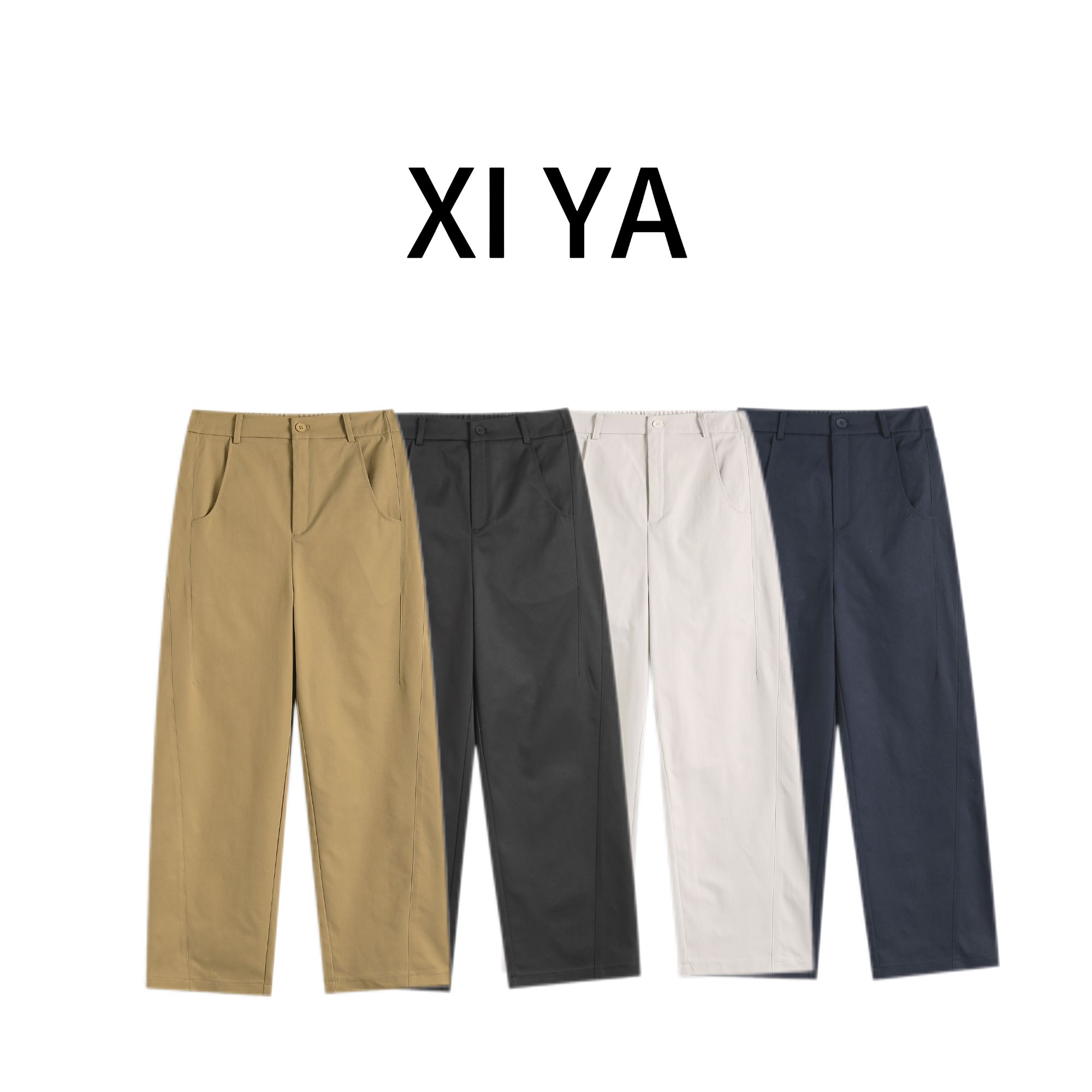 【春季设计款】轻奢抗皱直筒裤休闲裤百搭女裤新款高腰直筒宽松