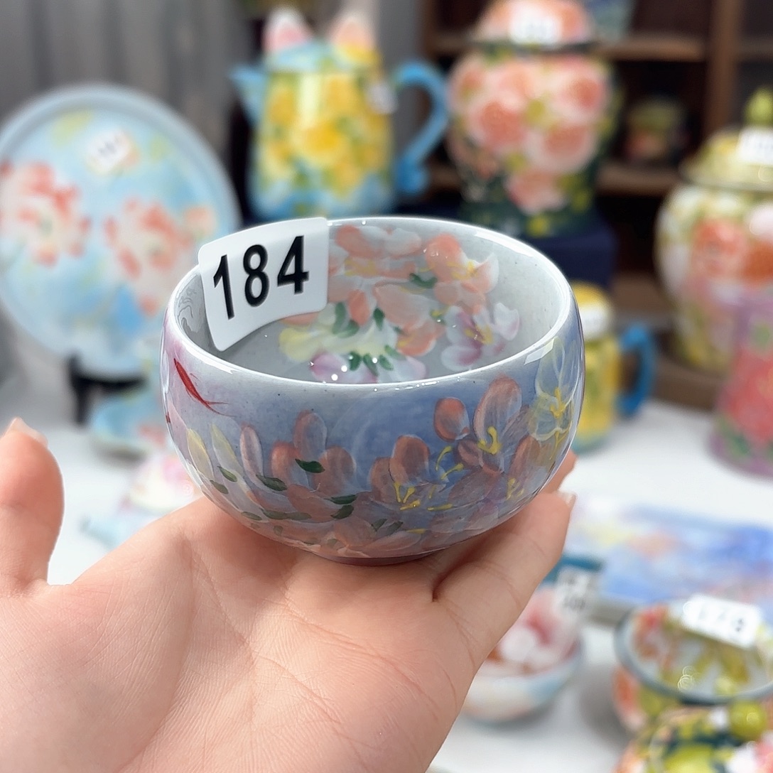 景德镇手绘高温釉下彩陶瓷茶具