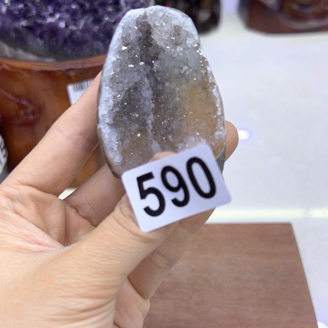 水晶摆件未镶嵌紫晶