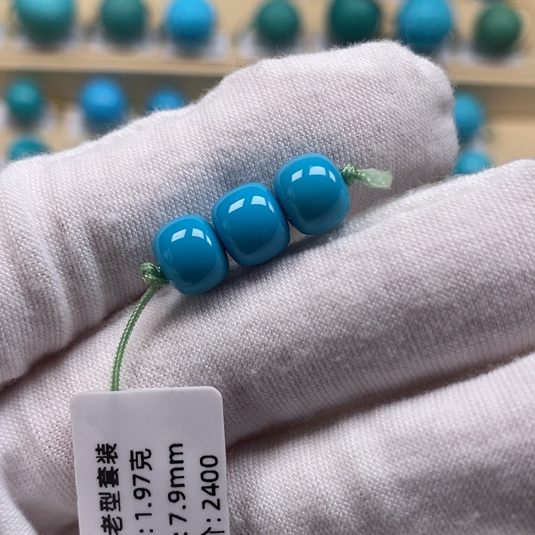 绿松石未镶嵌绿松石高瓷小配饰