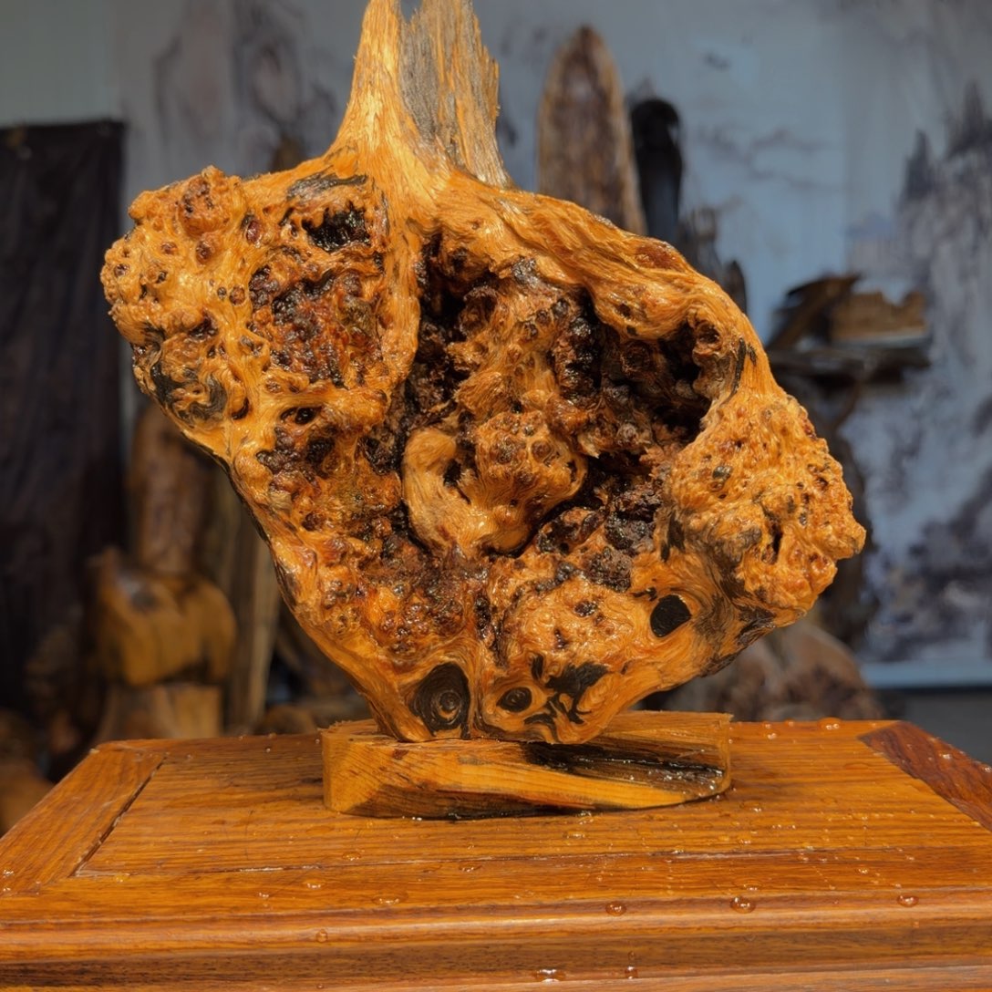 Z****木三丰琥珀木 天然摆件7