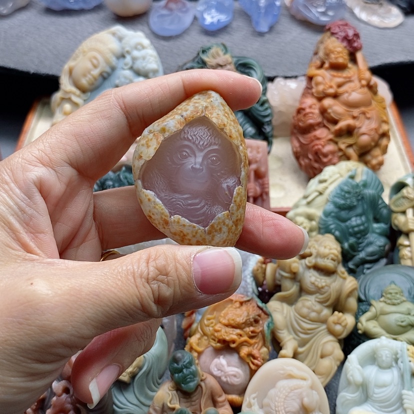 【闪购商品】未镶嵌吊坠定制玛瑙