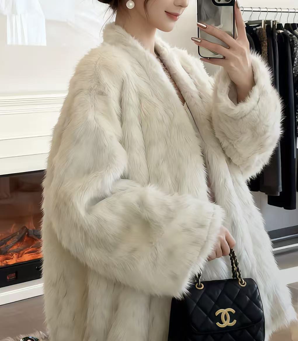 401-450冬季加厚大码棉服棉衣，皮毛一体加绒百搭新款女士大衣