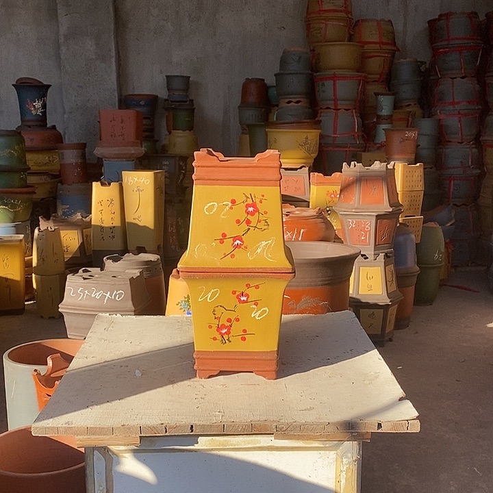 紫砂花盆紫砂花盆