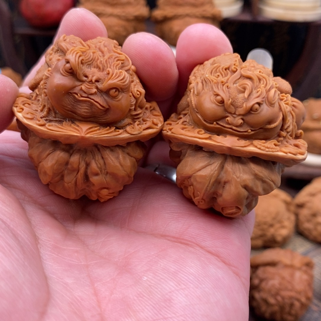 核桃手串/手链用****8招财丑娃