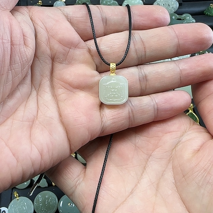 玛瑙/玉髓颈饰银S925镶嵌