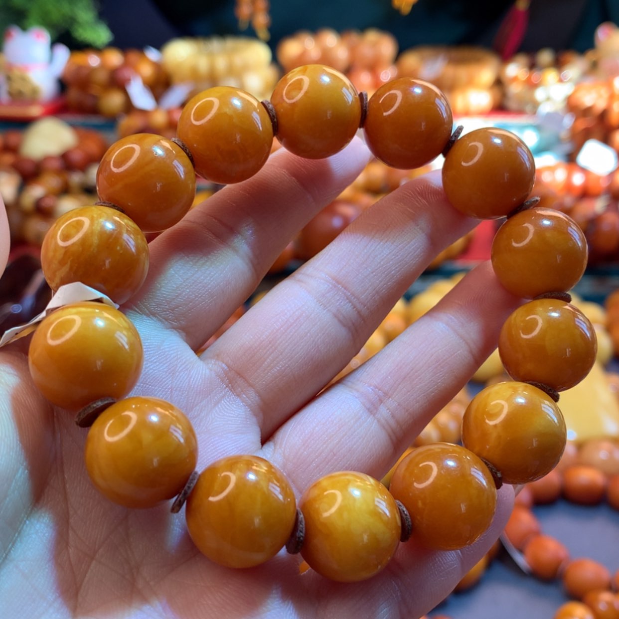 【闪购商品】蜜蜡手串未镶嵌蜜蜡手串