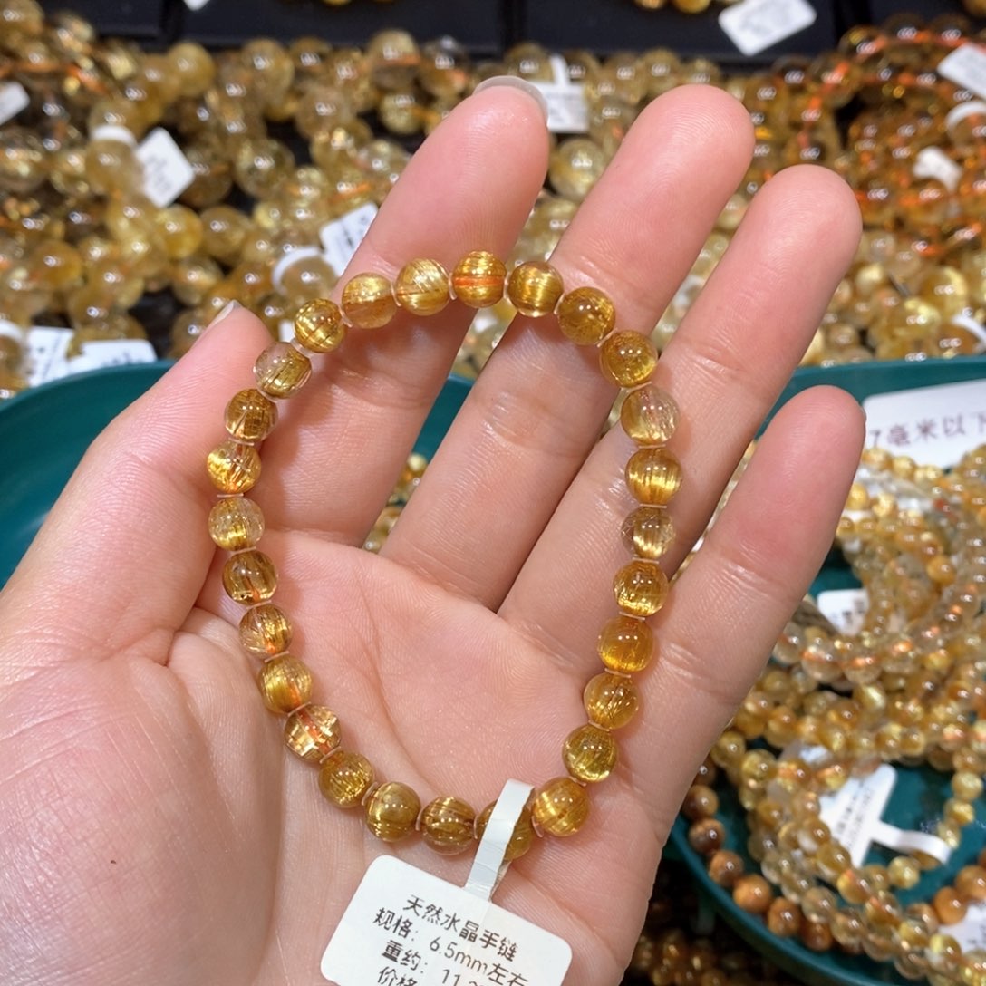 水晶手链未镶嵌我****o手链6.5mm