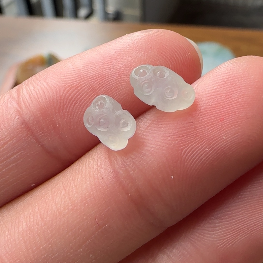 定制翡翠未镶嵌莲蓬