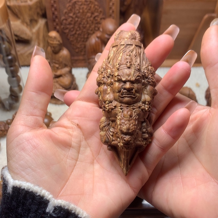 檀香木其他老山檀香手把件