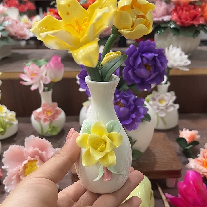 瓷片陶瓷工艺品摆件