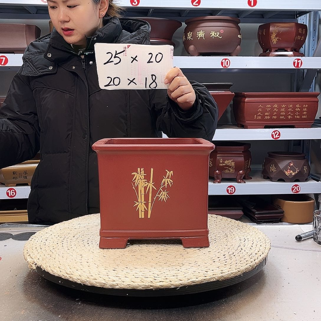 紫砂花盆紫砂花盆