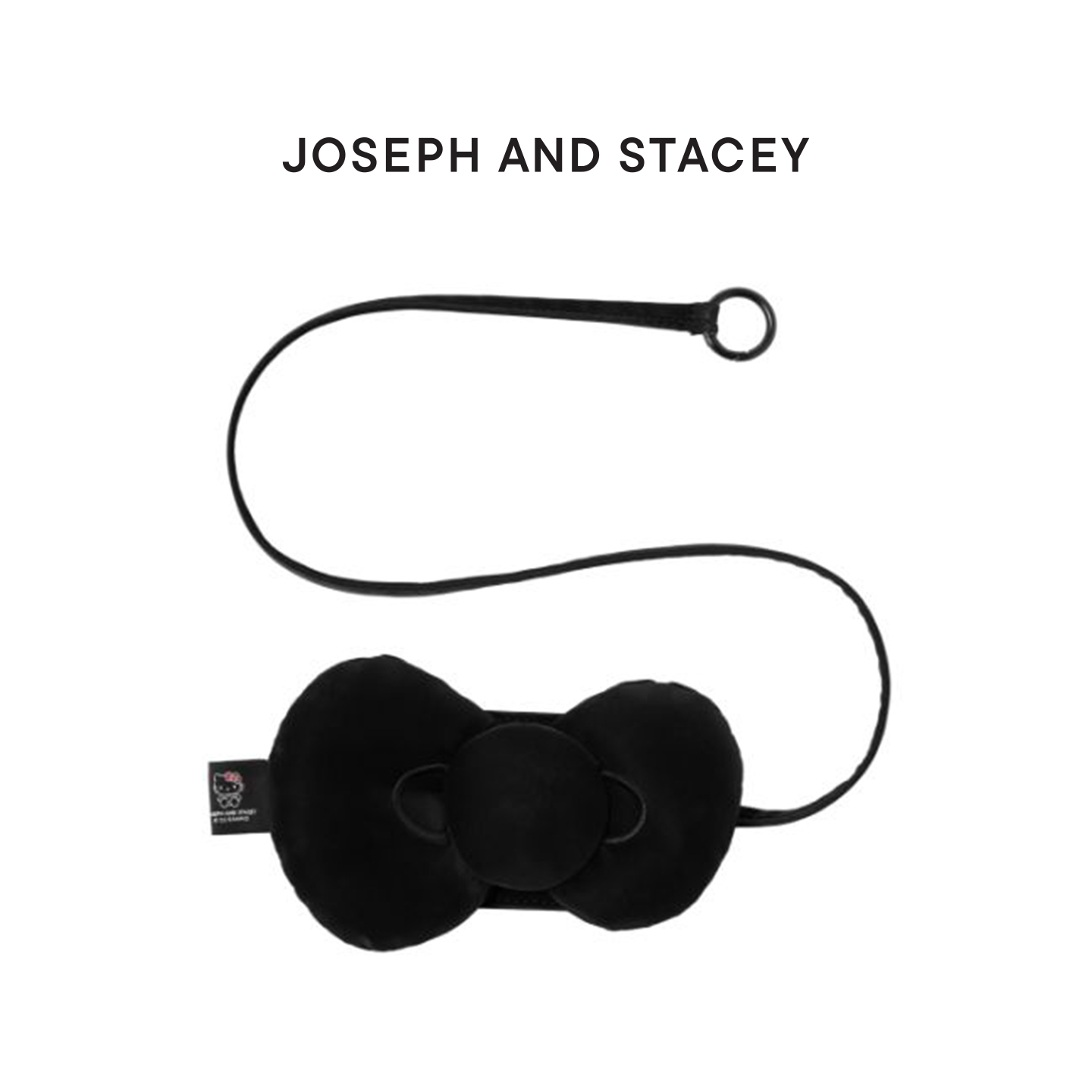 JOSEPHANDSTACEY卡包女士黑色hellokitty带挂绳包挂0JSP3AC02BKF