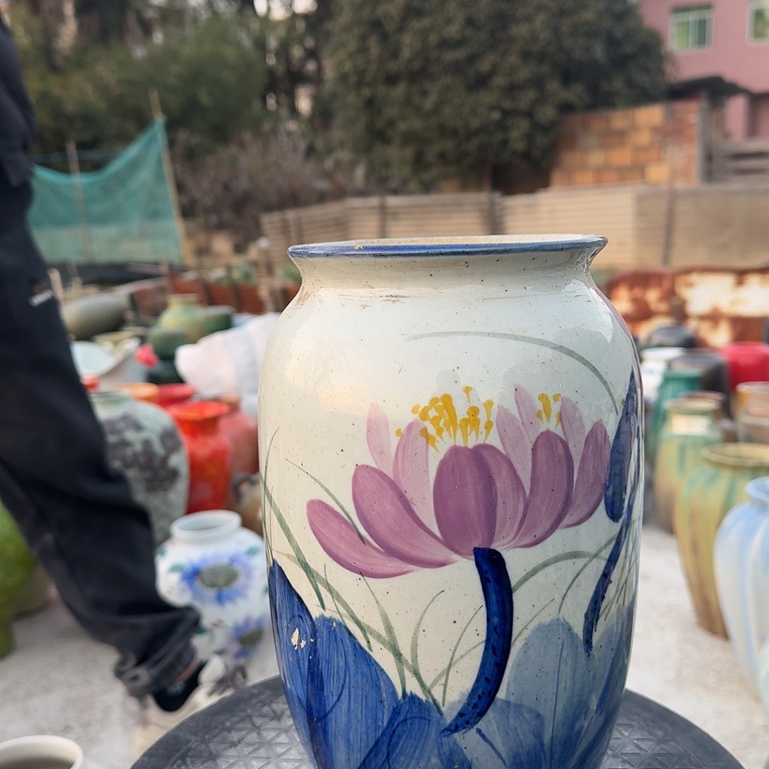 陶瓷微瑕景德镇手工花器