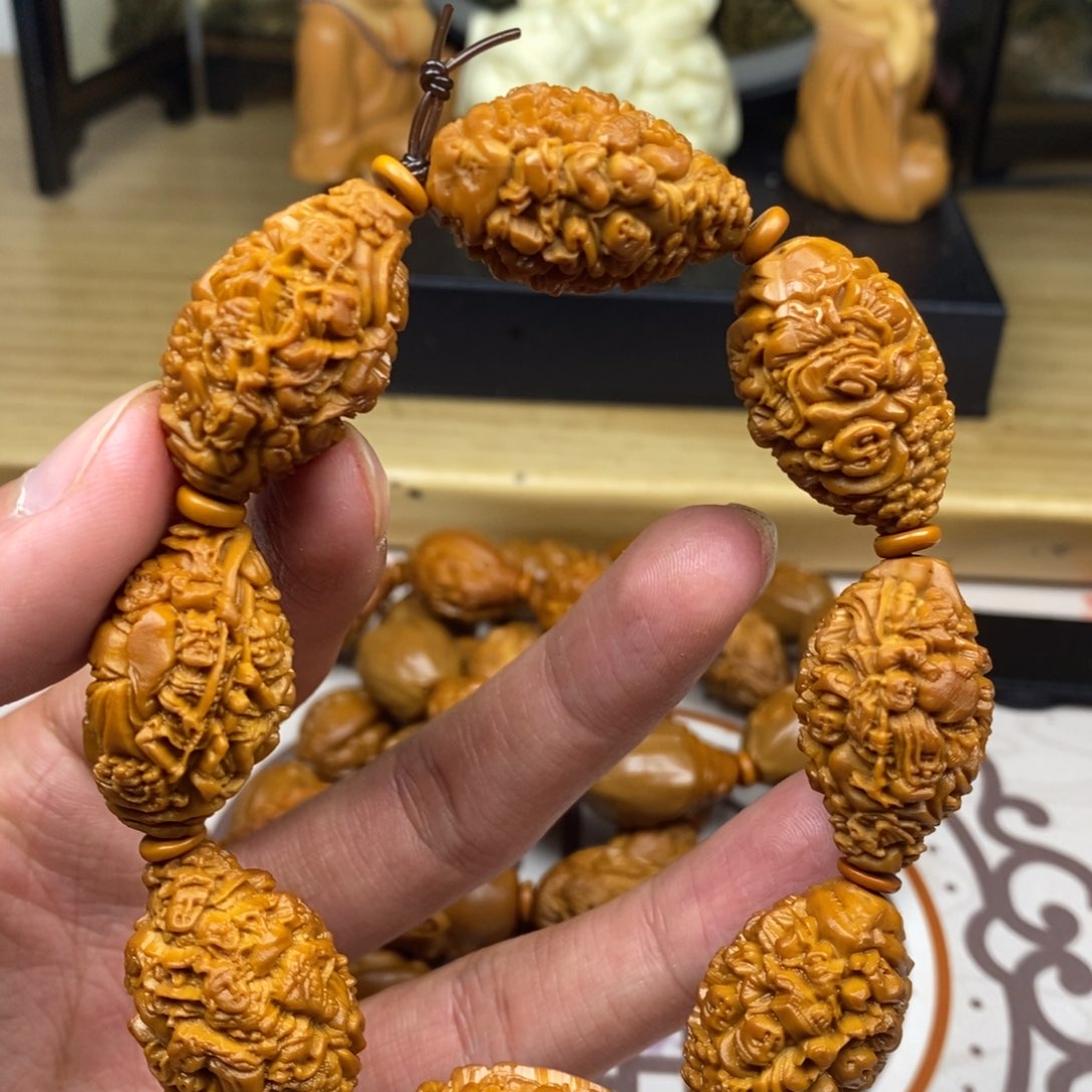 橄榄核手串/手链橄榄核雕工艺手串