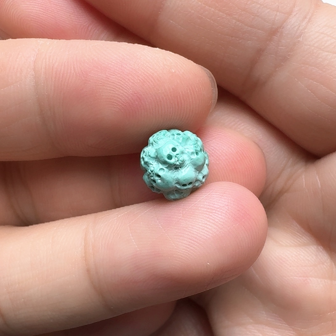 绿松石骷髅球未镶嵌