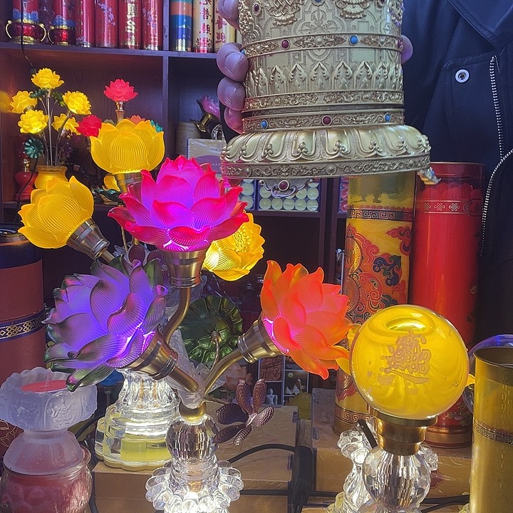 转轮金色一个插电