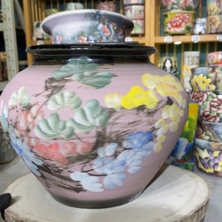 红陶景德镇艺术手绘作品