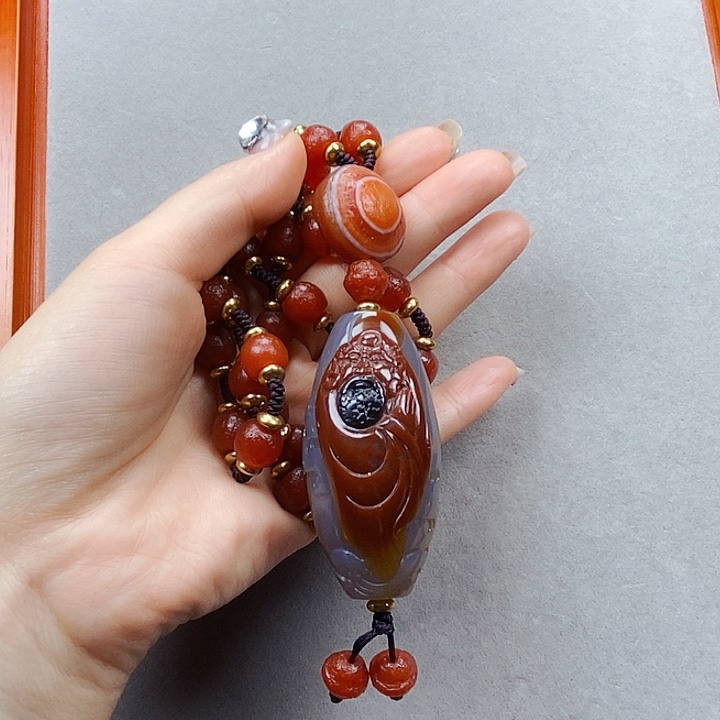 玛瑙/玉髓项链未镶嵌