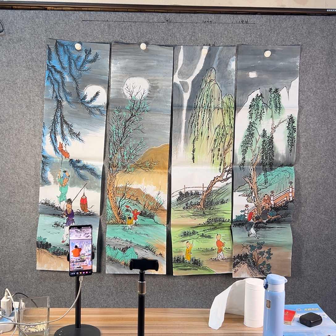 国画721 花鸟在此处飞翔了数千