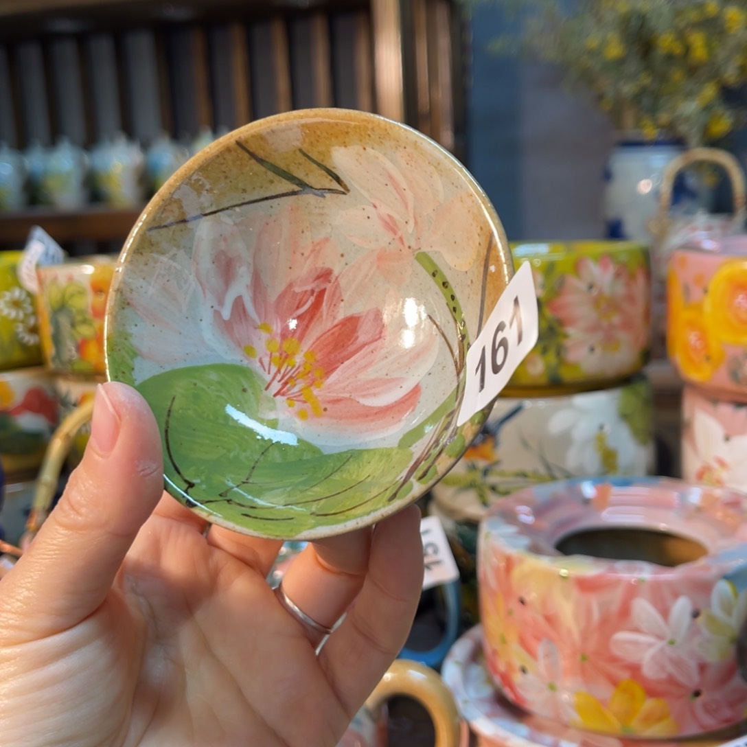 杯素浅陶瓷手工手绘