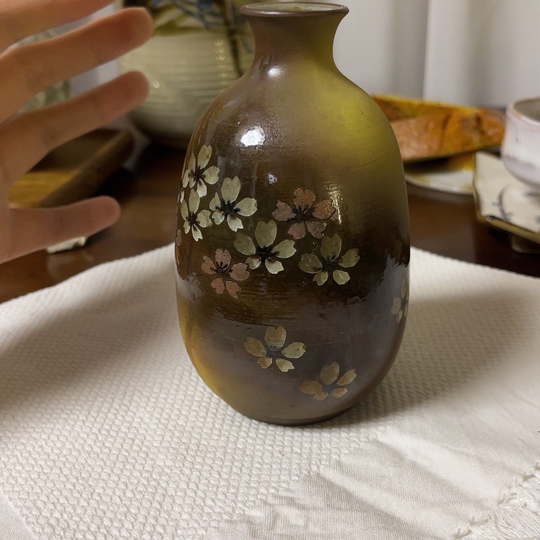 流***雨瓷片樱花得力花器啊