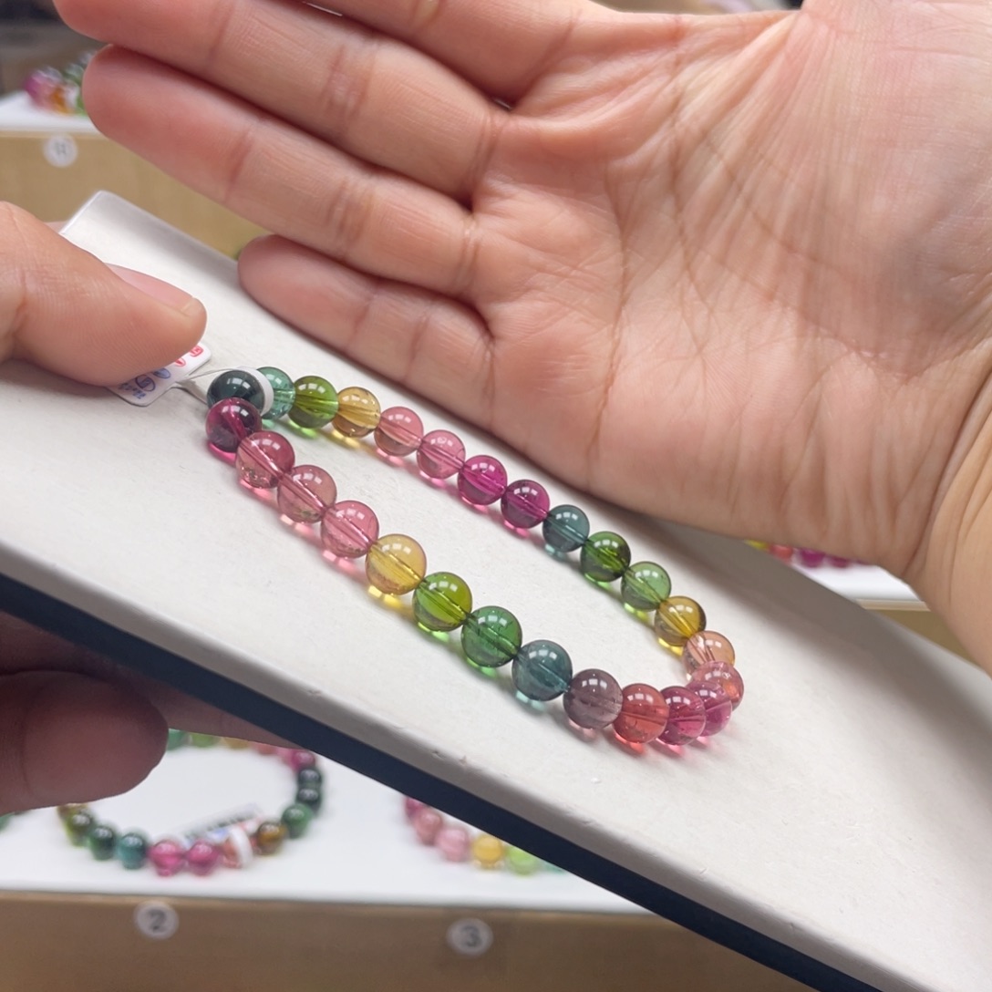 碧玺手串未镶嵌7mmmmmmmmmmmmmmmmmm