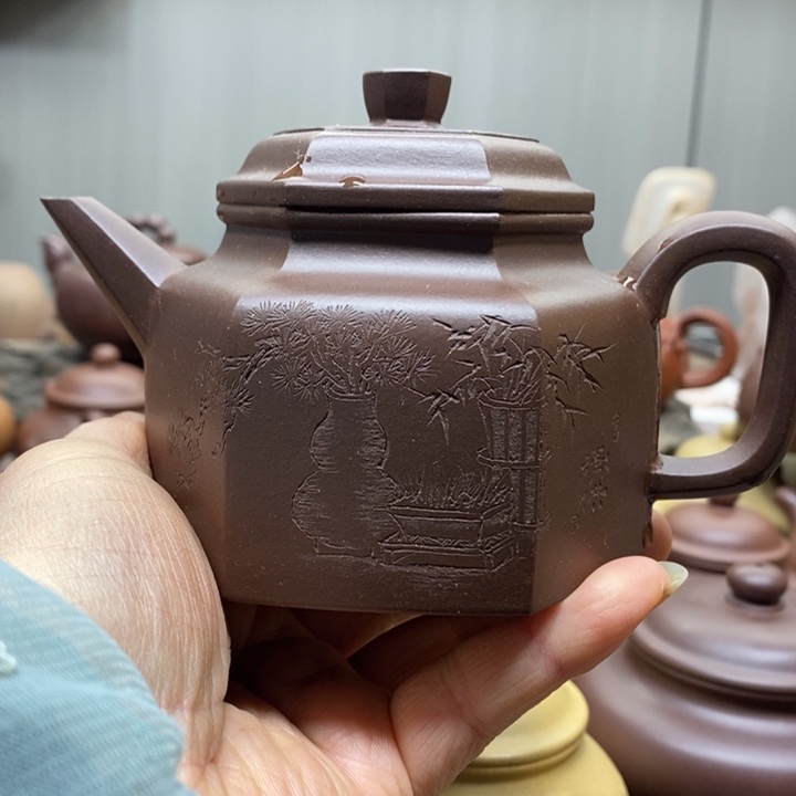 紫砂茶壶辉*原矿紫砂壶