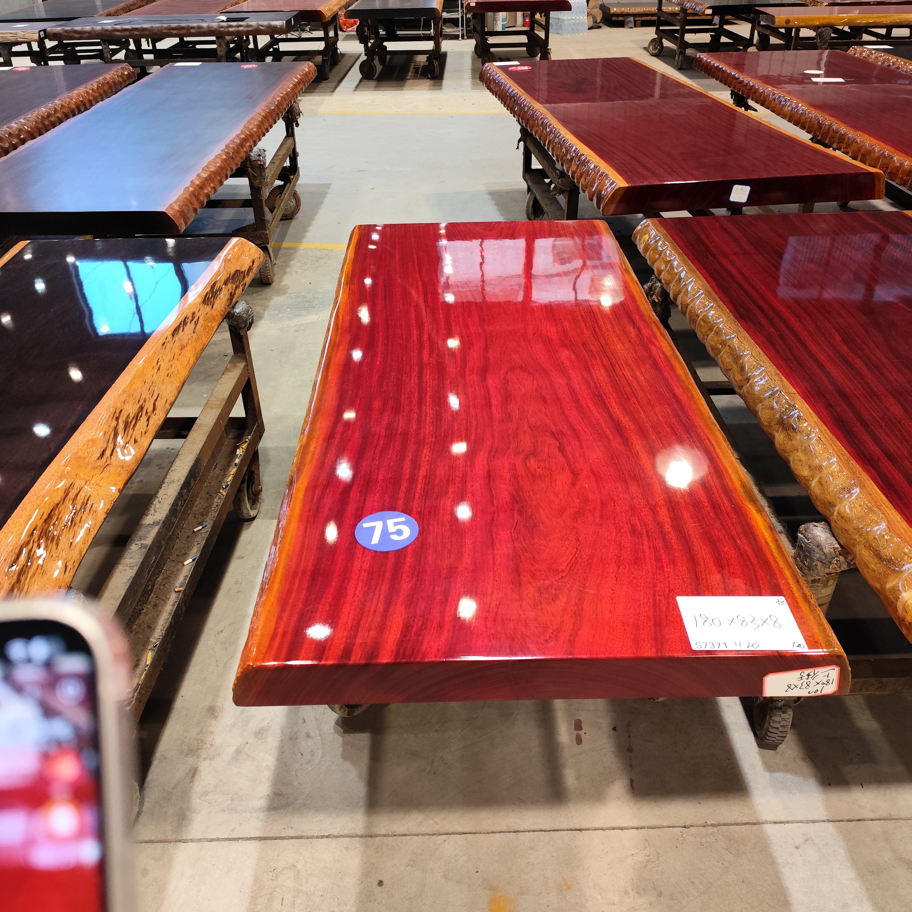 实木大板茶桌会议桌办公桌整板