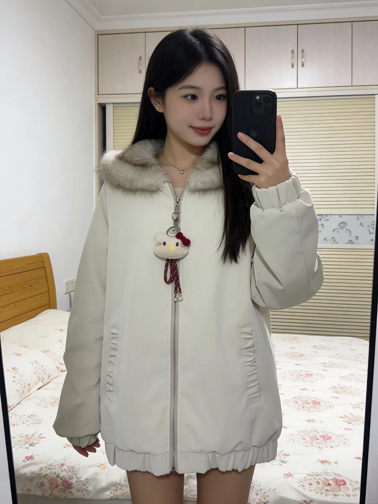 秋冬新款重磅棒球服宽松时尚百搭开衫简单休闲外套