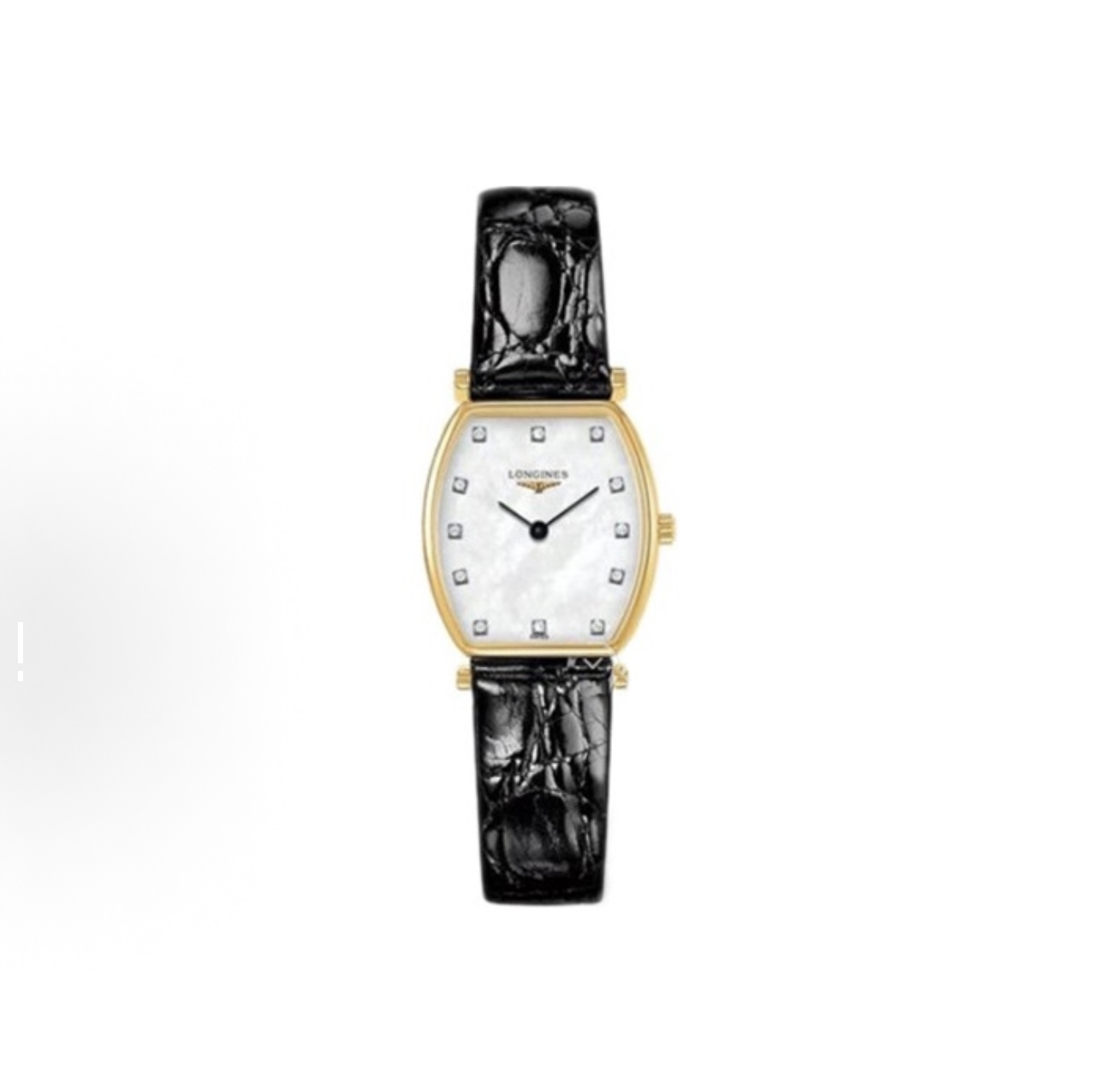 未使用 Longines/浪琴 嘉岚系列/白盘石英皮带/22.2MM/公价13400