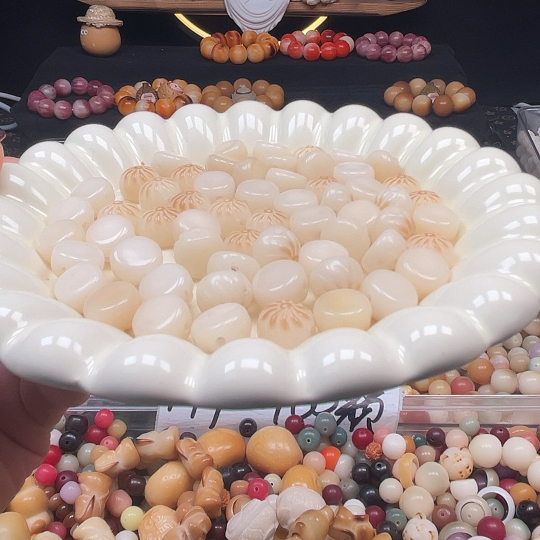 菩提根/象牙果手串卡12炭烤包子25