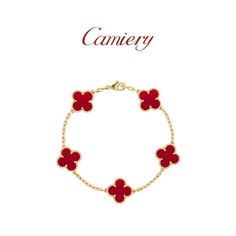 CAMIERY 经典百搭七色五花手链时尚轻奢气质