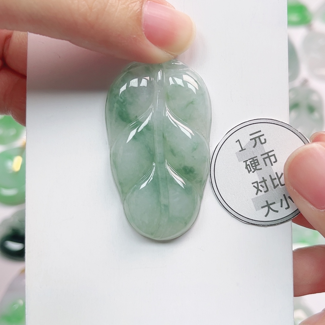 翡翠银S925镶嵌挂件全场天然A货翡翠