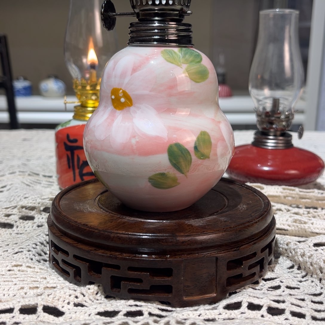 摆件景德镇陶瓷香薰灯