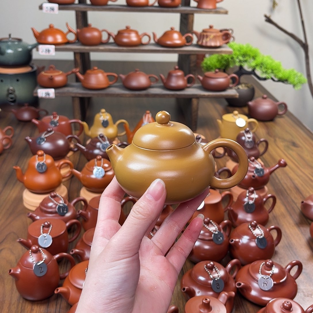 群潮州原矿手拉壶文旦壶