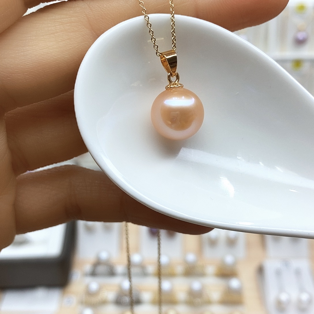 淡水珍珠吊坠(不含链)合金