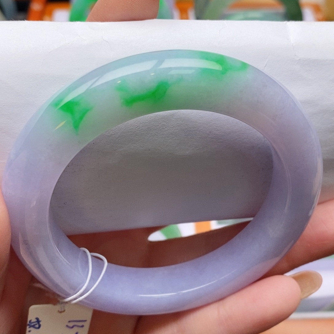 翡翠未镶嵌手镯58