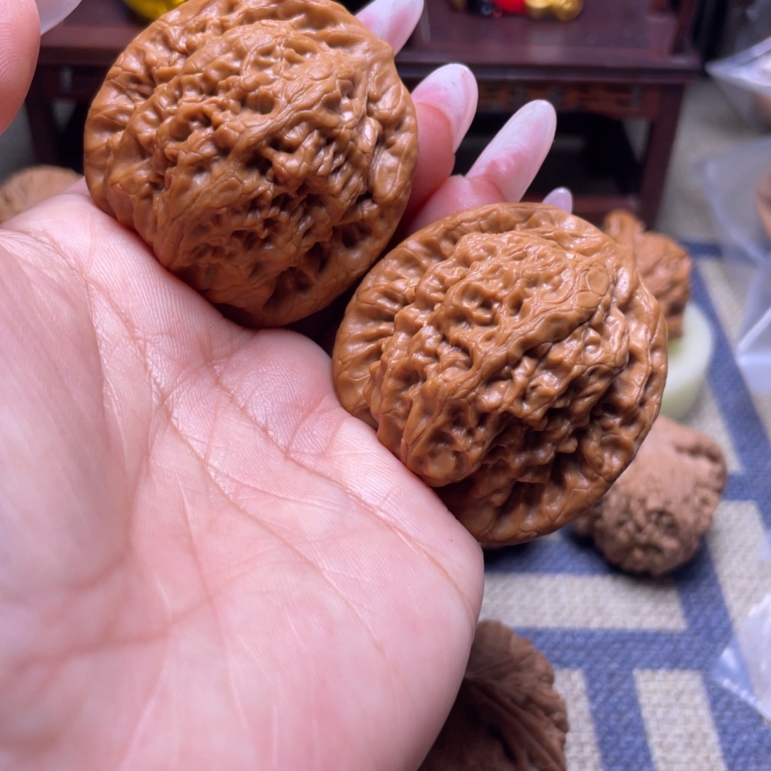 吊坠文玩核桃43金公子文玩