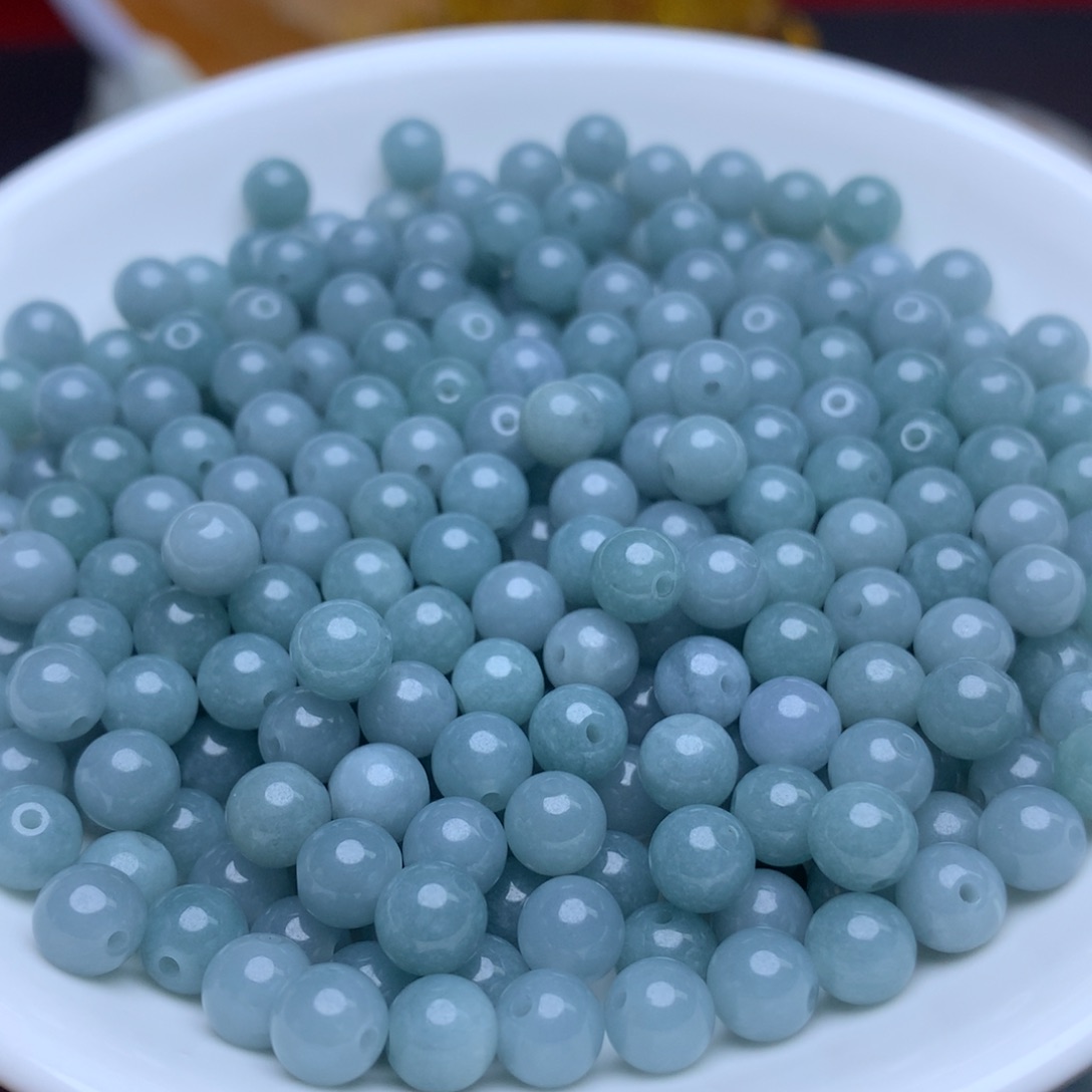 【闪购商品】翡翠手链未镶嵌卡6冰蓝水50个