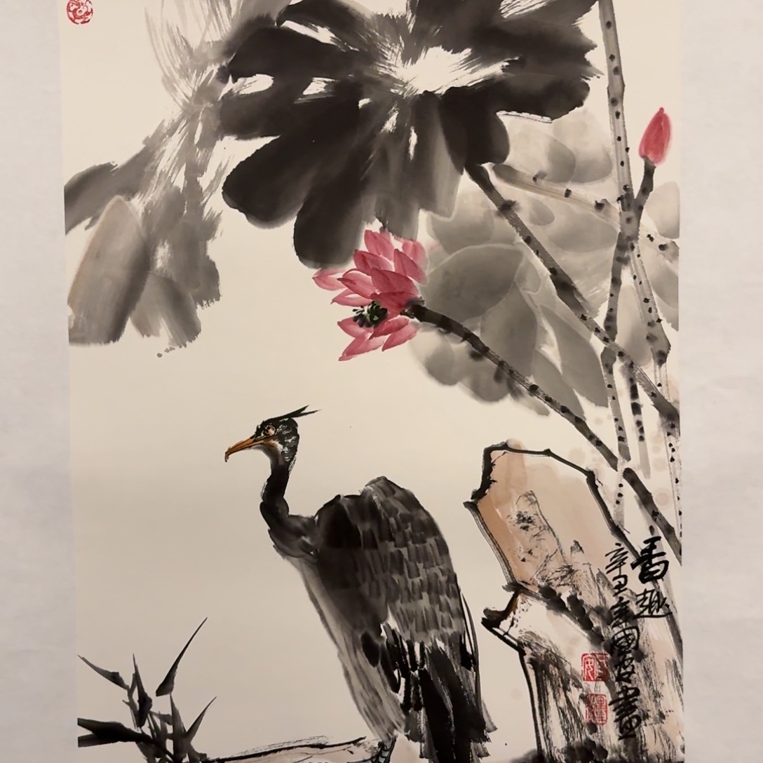 国画丁老师画家作品