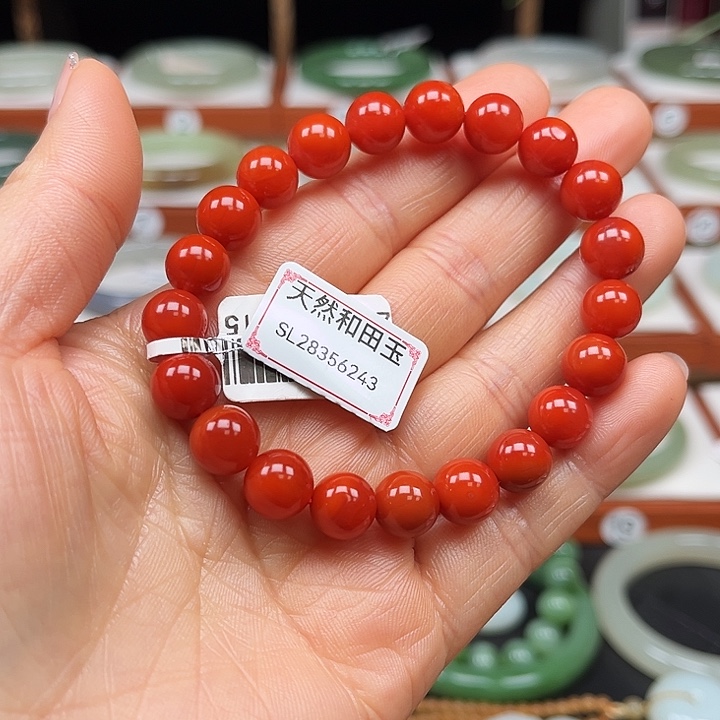南红玛瑙手串未镶嵌