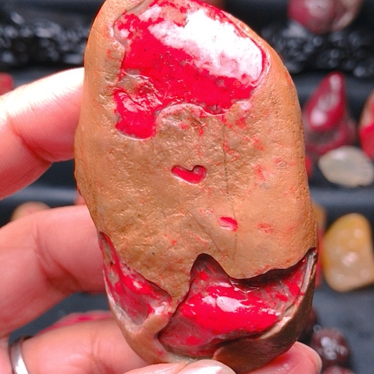 愿***财昌化石昌化鸡血石原石