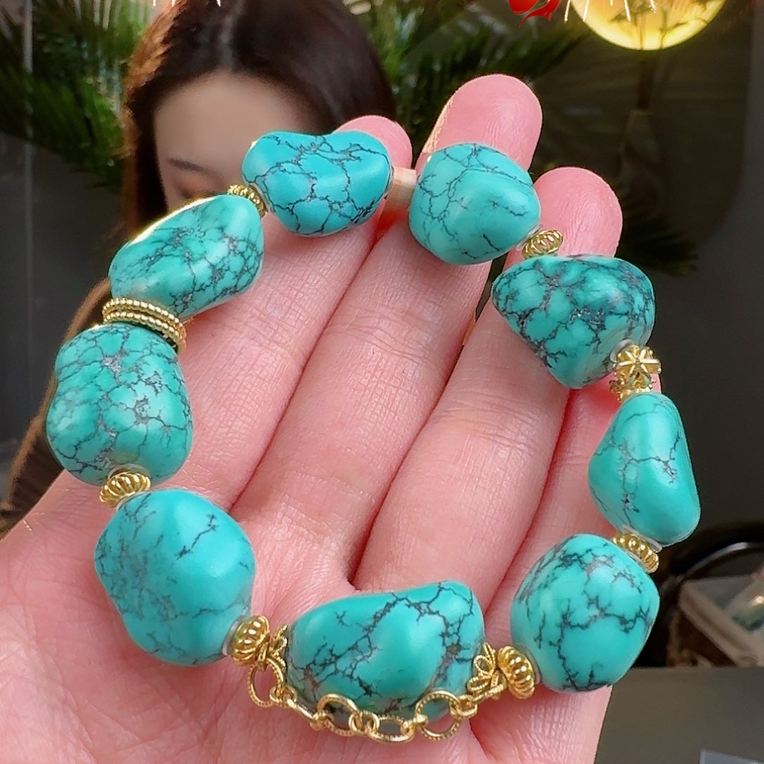 绿松石珠宝奇石未镶嵌