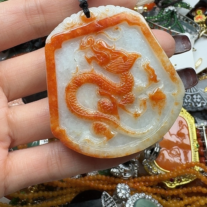 翡翠未镶嵌项链翡翠