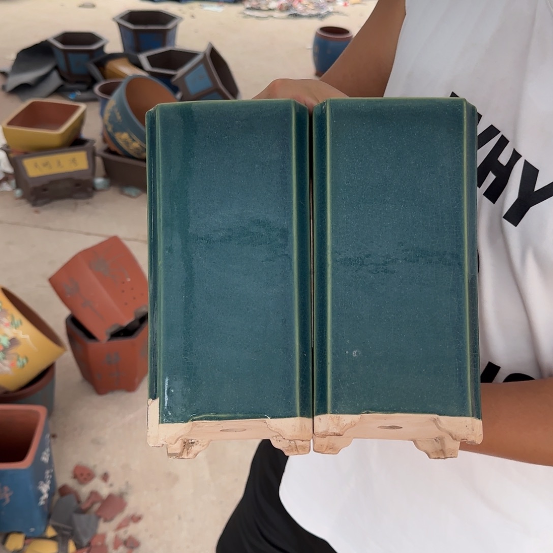 紫砂花盆瑕疵和瑕疵