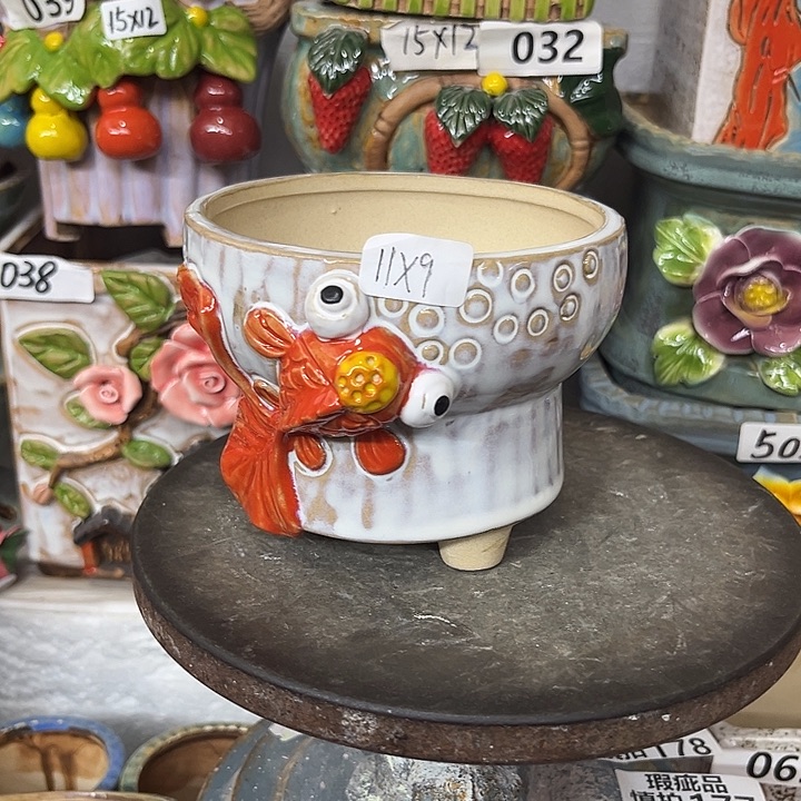 粗陶材质多肉花盆