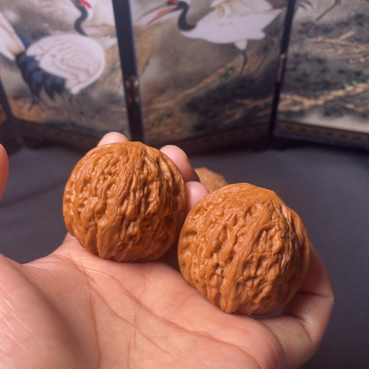 文玩核桃把件38铁锤