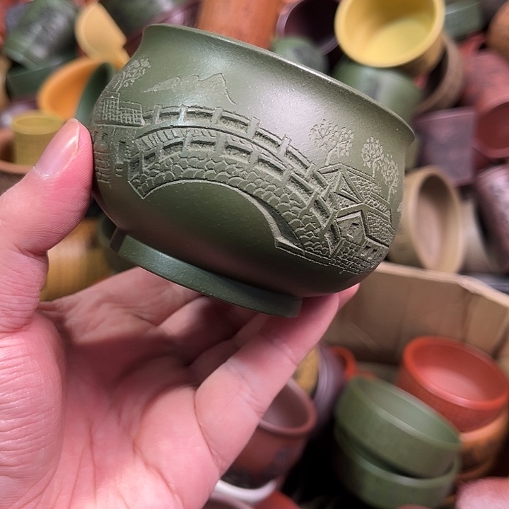 紫砂茶杯全手工紫砂主人杯